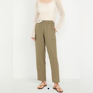 Old Navy Linen Blend Wide Leg Pants 🌿